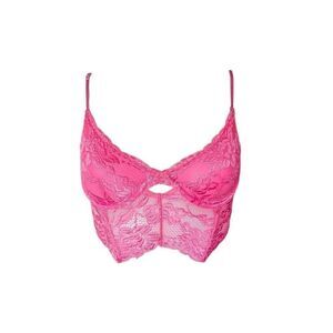 y2k cropped lace corset top